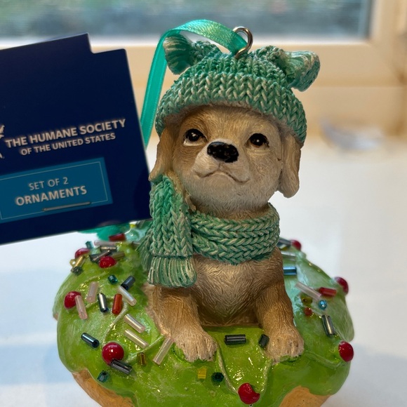 Dog Ornaments Set - Pink and Green - Picture 4 of 11